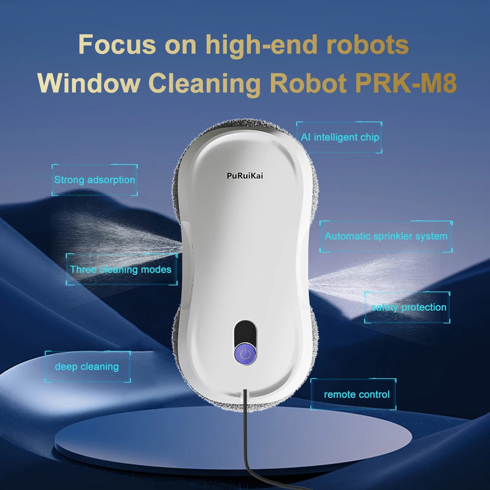 Robot lave-vitre Vitralizen M8 fonctionnalités